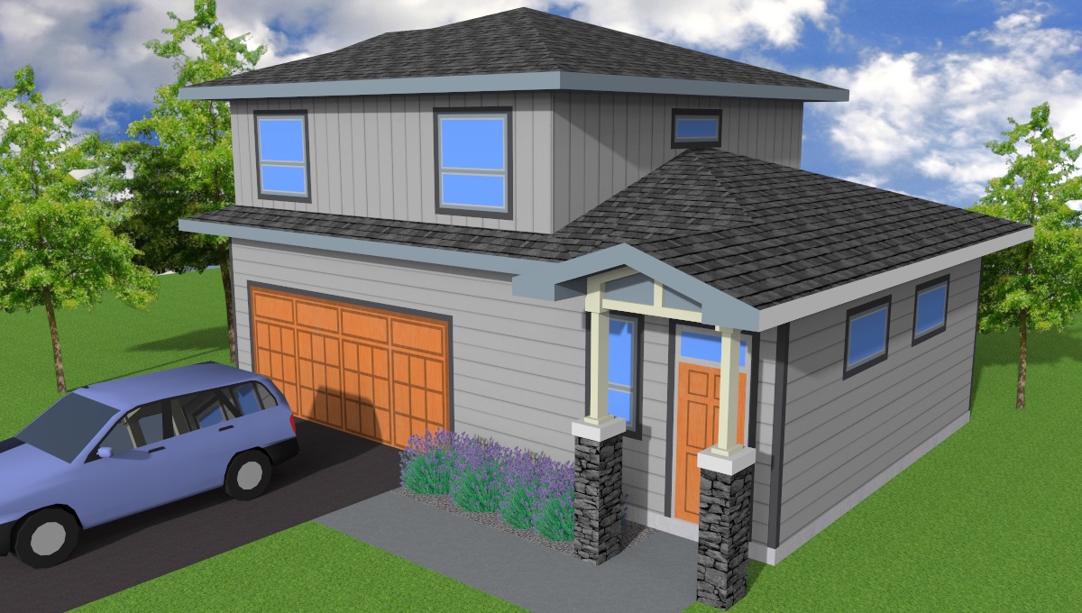 Level Garage Suite with 2 Bedroom 1 1/2 Bath | Aurora Home Designs Edmonton